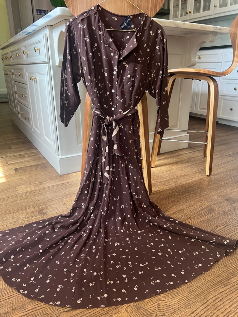 Lauren Ralph Lauren 100% silk floral dress 4